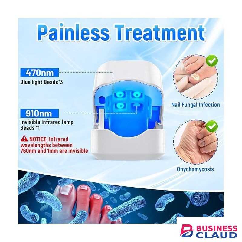 Nail Fungus Laser Treatment Device, Effective and Rechargeable Fungus Remover
