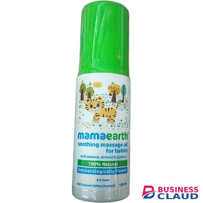 Mama Earth Baby Soothing Massage Oil KEEPS SKIN SOFT & SUPPLE NOURISHES PROMOTES SLEEPa