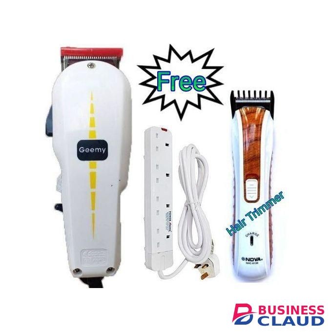 Geemy Professional Clean Hair Shaving & Beard Trimming Machine+Free Gifts