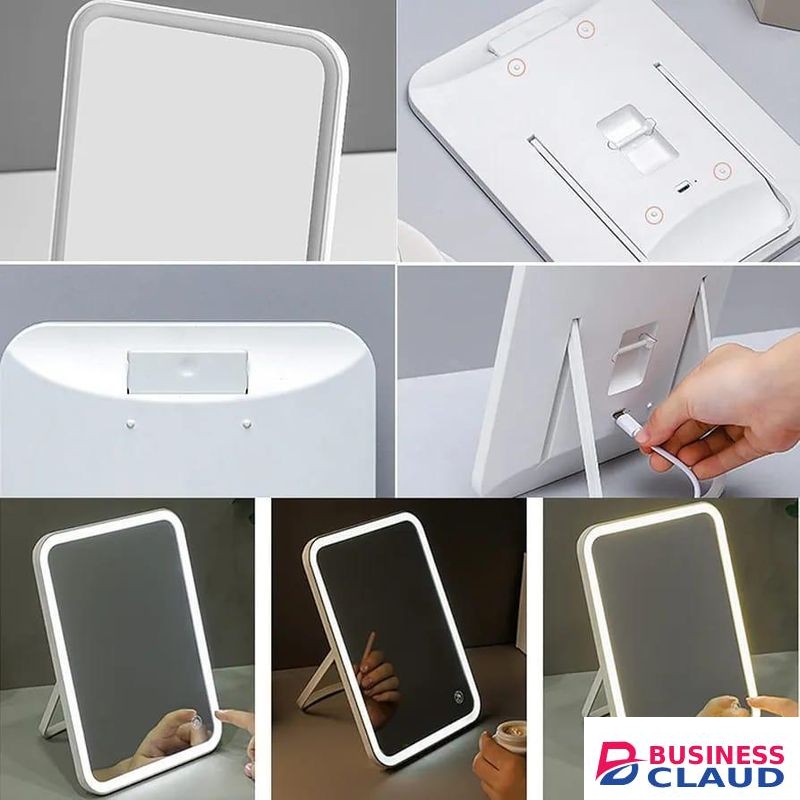 Rechargeable Travel Make Up Mirror