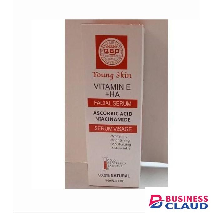 QBD Young Skin Vitamin E + HA Facial Serum Visage