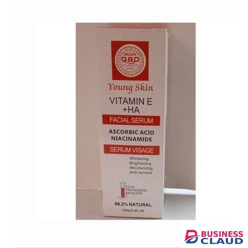 QBD Young Skin Vitamin E + HA Facial Serum Visage