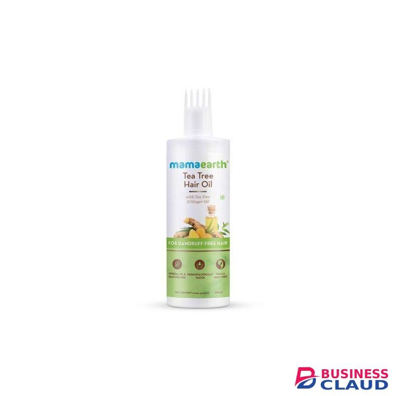 Mama Earth Tea Tree Anti Dandruff Hair Oil With Tea Tree Oil & Ginger For Dandruff