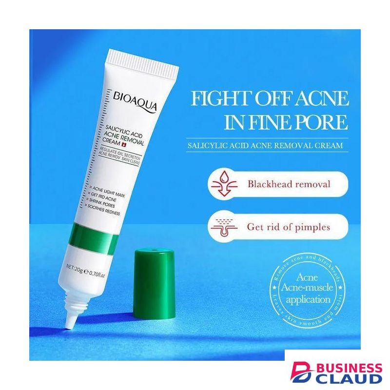 BIOAQUA 8 Pieces Acne Treatment Salicylic Acid Kit Face Salicylic Cleanser +Salicylic Essence Serum + 5 Pieces Face Mask-Salicylic 20g Cream