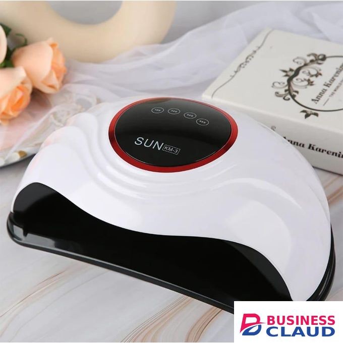288W 2-in-1 LED UV Nail Curing Lamp with 72 LED Lights – Smart Sensor & Display