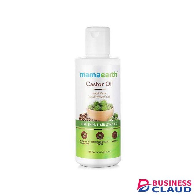 Mama Earth 100% Pure Castor Oil, Cold Pressed, To Support Hair Growth, Good Skin And Strong Nails,