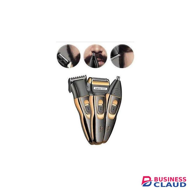 Geemy Price Dropped ! Rechargeable Quality Hair Shaving Machine, Shaver- 3 In 1