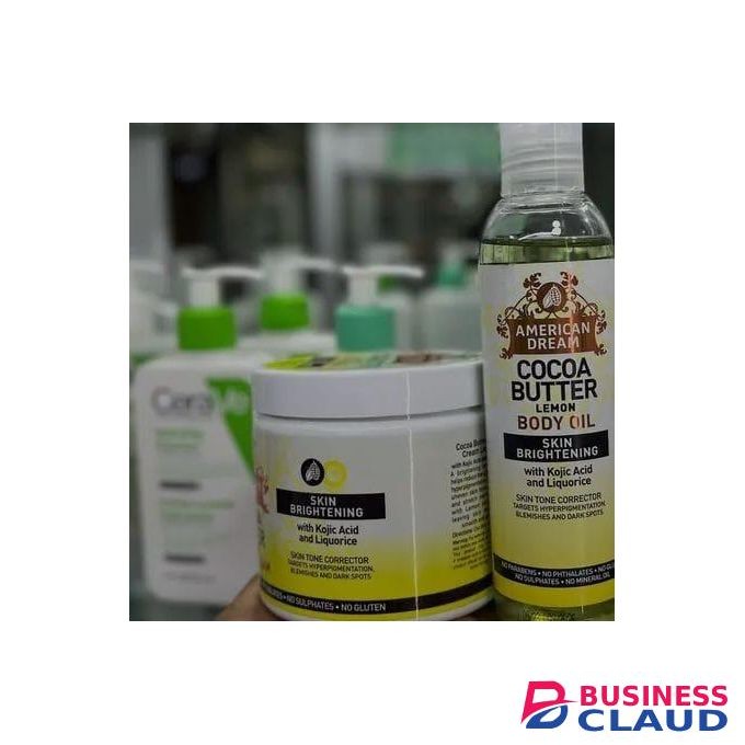 cocoa butter +oil(glowing combo)