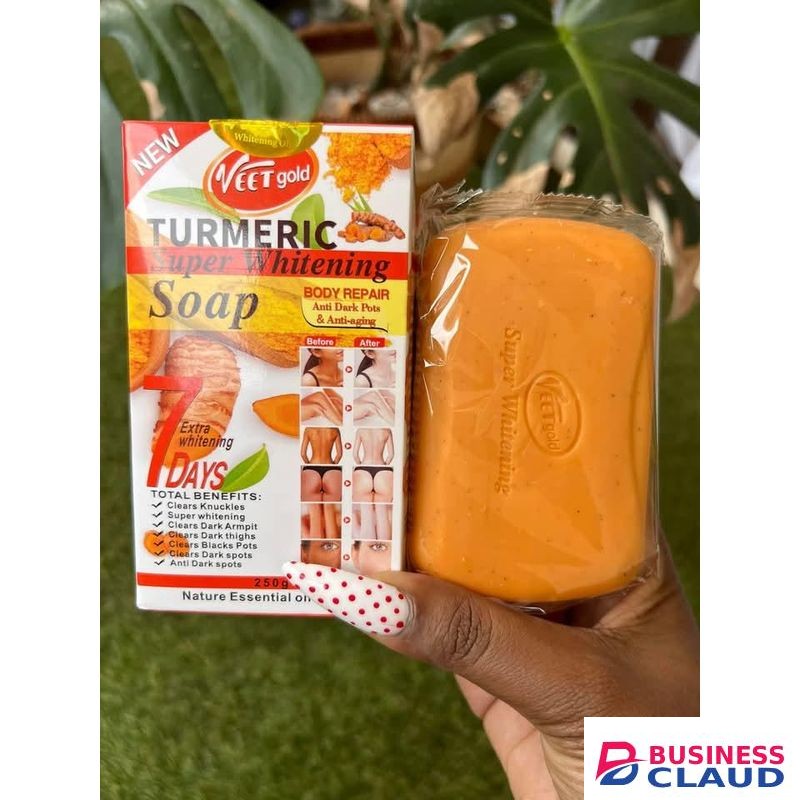 Turmeric Body Oil 1000ml + Turmeric Soap – Brightens Skin • Fades Dark Spots • Natural Glow