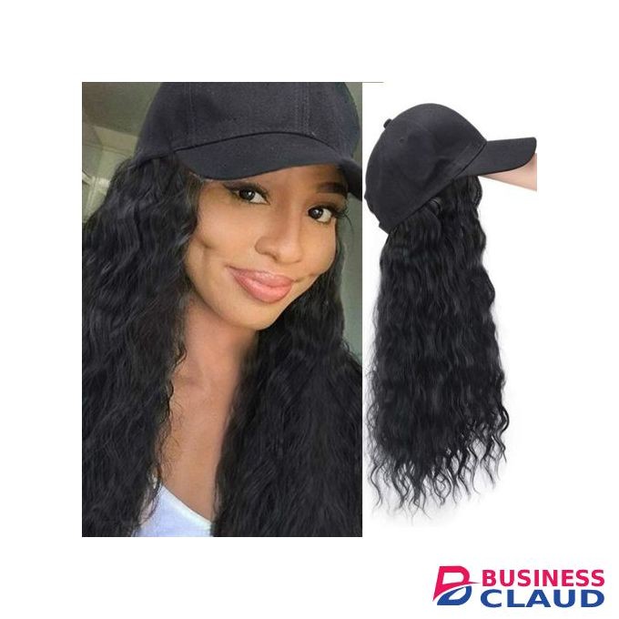 SXCHEN Women's Wig Hat One Piece Long Curly Hair Wig Cap Four Seasons Universal Wig Cap