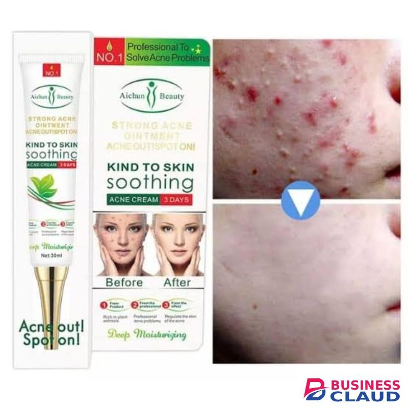 Aichun Beauty Anti-Acne Pimple Cream, Repair Acne.