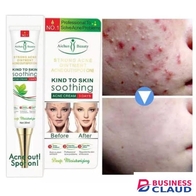 Aichun Beauty Anti-Acne Pimple Cream, Repair Acne.