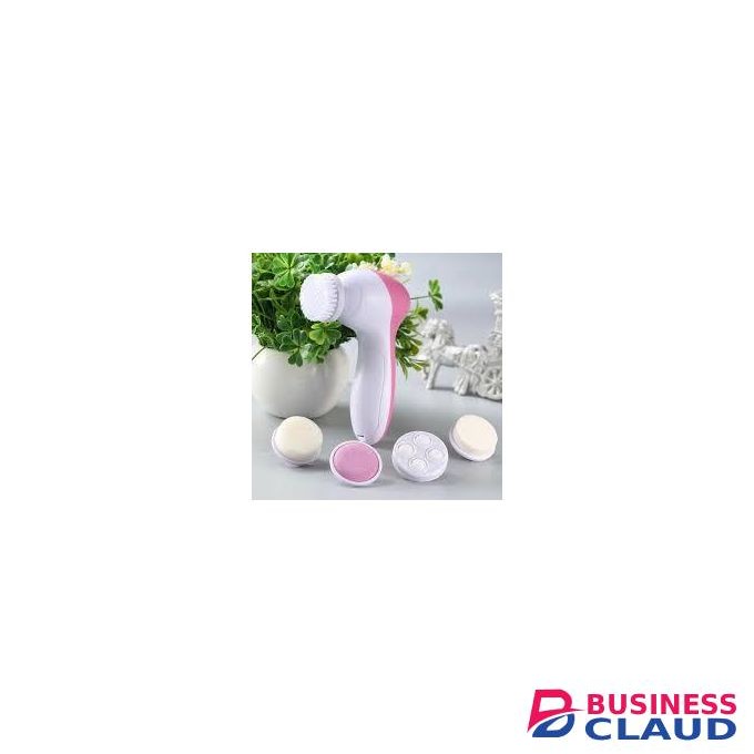 5-in-1 Electric Facial Cleansing Brush & Massager - Waterproof Pore Cleaner & Body Scrubber Beauty Tool