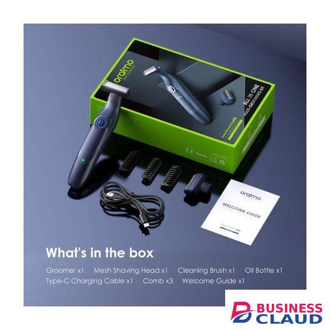 Oraimo Smart Grooming Kit – All-in-One Waterproof Grooming System With High-Speed Motor For Precision Styling