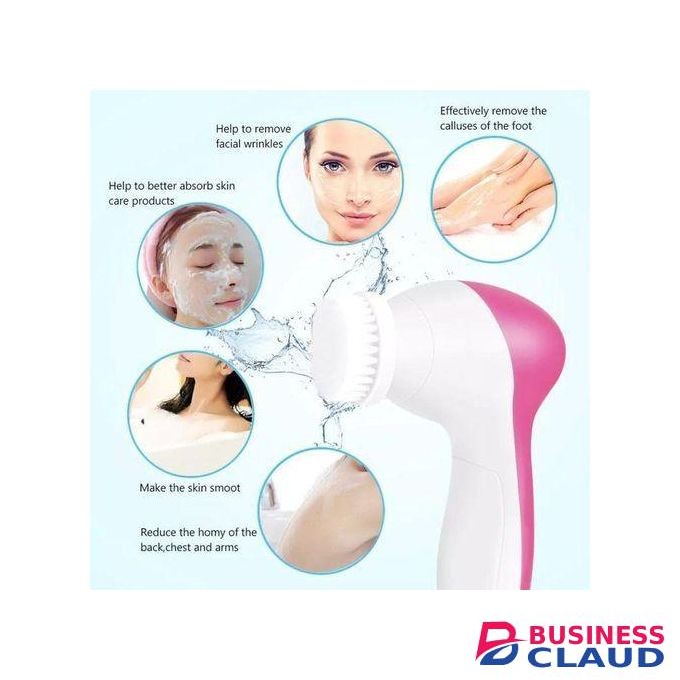 Deep Clean 5-In-1 Portable Electric Facial Cleaner Multifunction Massager Relief,facial massager