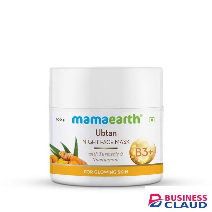 Mama Earth Ubtan Night Sleep Face Mask Night Cream Gel with Turmeric & Niacinamide
