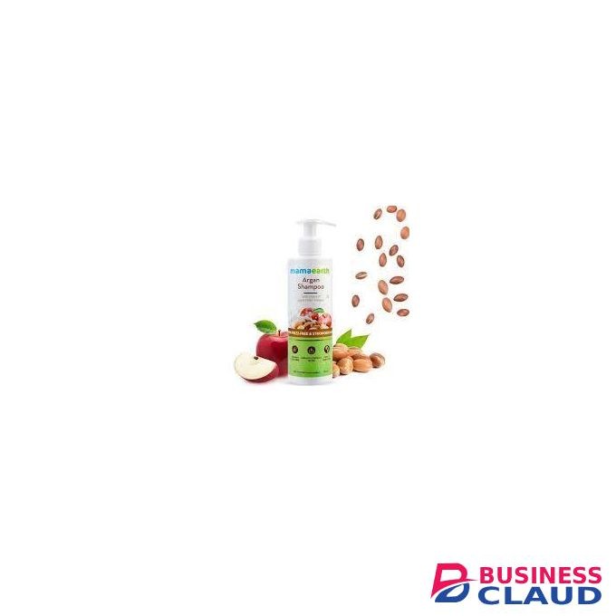 Mama Earth Argan Shampoo with Argan and Apple Cider Vinegar for Frizz-free and Stronger Hair Reduces Split Ends & Frizz Repairs Damaged Hair for Men & Women