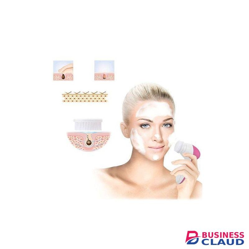 5 in 1 Portable Electric Facial Cleaner Battery Powered Multifunction Massager, Face Massage Machine For Face, Facial Machine, Beauty Massager, Facial Massager