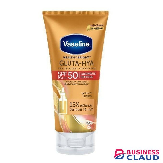 Vaseline Gluta-Hya serum burst lotion SPF 50 Pa+++ Luminous defense 70×