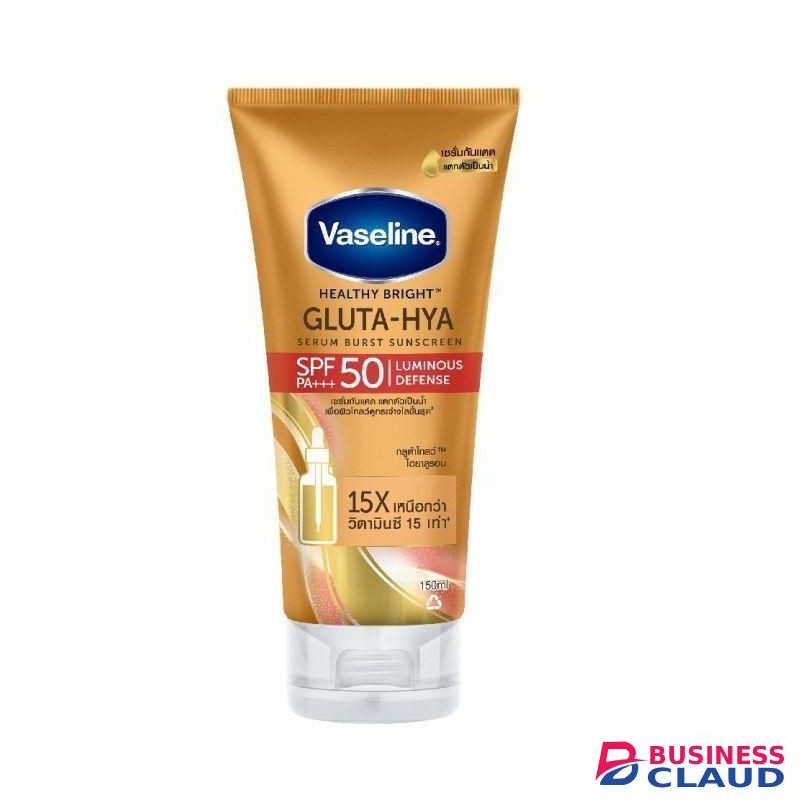 Vaseline Gluta-Hya serum burst lotion SPF 50 Pa+++ Luminous defense 70×