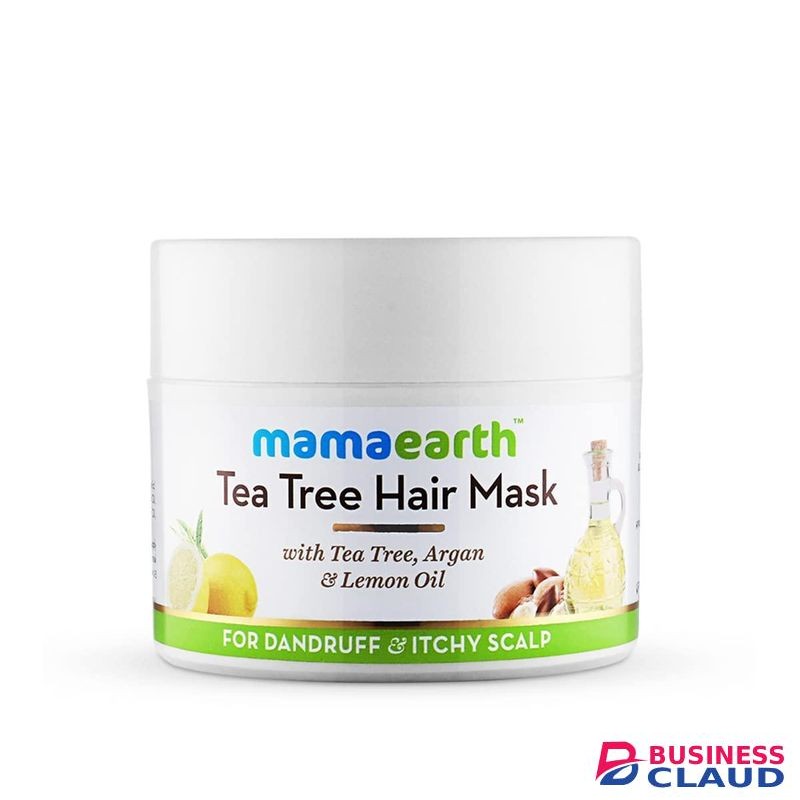 Mama Earth Anti Dandruff Tea Tree Hair Mask with Tea Tree and Lemon Oil For Danrduff Control and Itch Treatement,