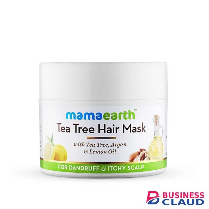 Mama Earth Anti Dandruff Tea Tree Hair Mask with Tea Tree and Lemon Oil For Danrduff Control and Itch Treatement,