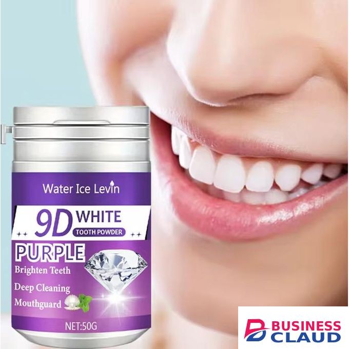 90 Second Teeth Powder - Purple Formula, Deep Cleaning, Enamel Safe, Fresh Breath, Instant Brightening