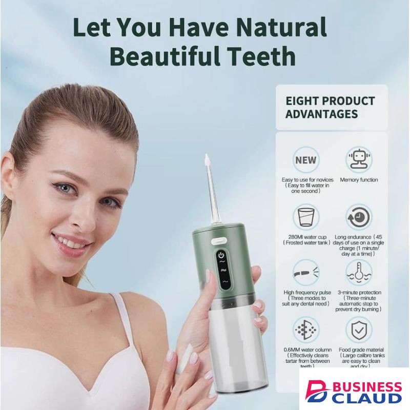 Electric Oral Irrigator Detachable Water Flosser Portable Dental Water Jet Waterproof Teeth Cleaner Powerful Mouth Washing Machine