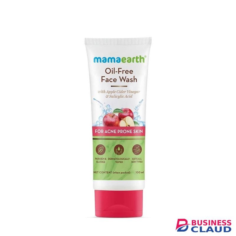 Mama Earth Oil-Free Face Wash with ACV & Salicylic Acid Clears Excess Oil & Removes Grime