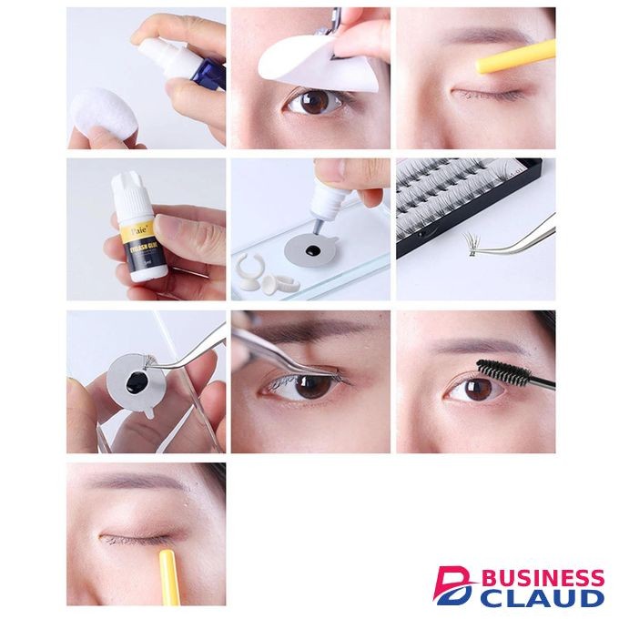 12-piece beginner eyelash extension kit