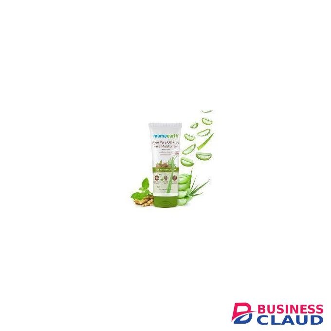 Mama Earth Aloe Vera Oil-Free Face Moisturizer for Oily Skin with Aloe Vera & Ashwagandha for a Youthful Glow