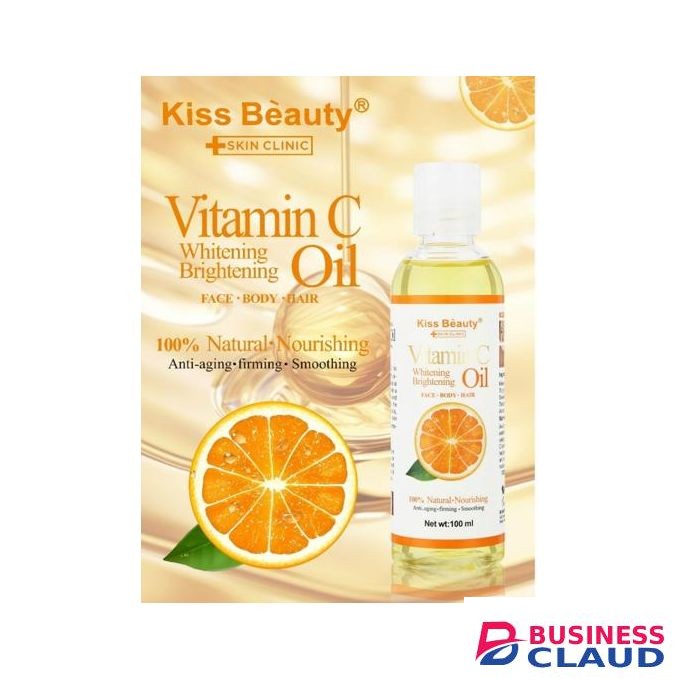 Kiss Beauty face body and hair Oil 100ML
