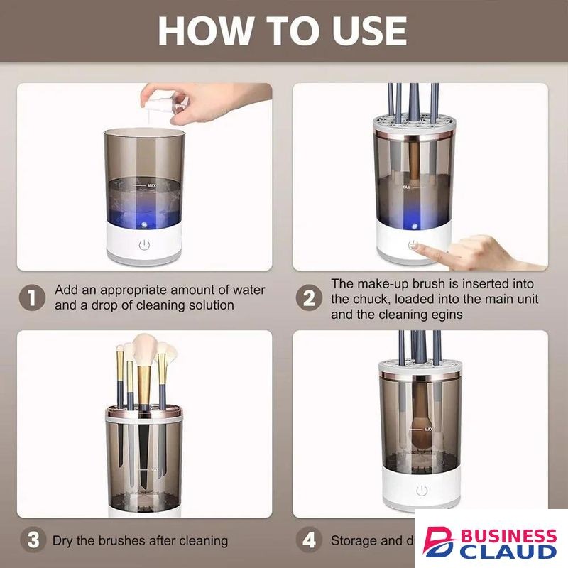 Automatic Electric Makeup Brush Cleaner USB Plug Portable Eyeshadow Brush Holder Holder Tools Beauty Makeup Tools