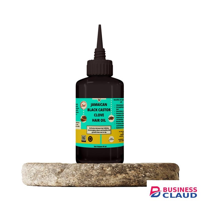 Mekis Jamaican Black castor Clove Hair Oil - Stimulates Hair Growth, Strengthens strands, Reducing thinning and promoting volume.