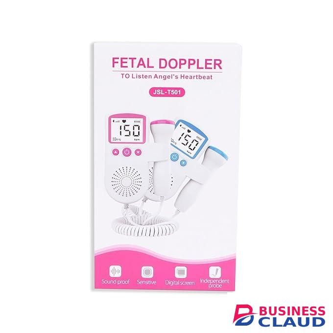 Extra Care Fetal Doppler - Your Portable Companion for Pregnancy: LCD Display, Pocket Size