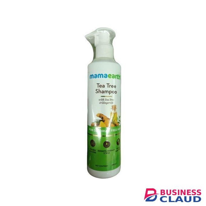 Mama Earth Tea Tree Shampoo FOR DANDRUFF FREE HAIR With Ginger Oil