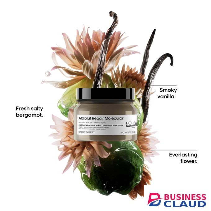L'Oréal professionnel Paris Absolut Repair Molecular Hair Mask - Repairs Damage & Restores Strength For Extremely Dry Damaged Hair, Extra Detangling & Hydration 250ml
