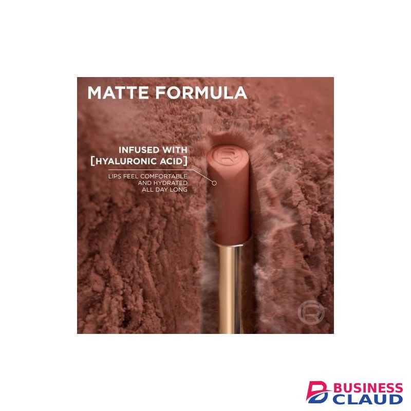 L'Oréal Color Riche Volume Intense Matte Lipstick - 482 Mauve Indomptable, Lasts for up to 16hr Infused with Hyaluronic acid, Lips Look Fuller all day long