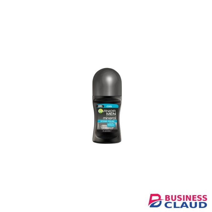 Garnier Mineral Men Cool Roll-on Anti-Perspirant Deodorant, Intensive Protection Against Body Odour & Underarm Wetness, Up to 48 Hours Effect- 50ml