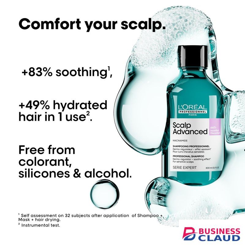 L'Oréal professionnel Paris Scalp Advanced Anti-Discomfort Dermo-Regulator Shampoo for Itchy Scalps - 300ml