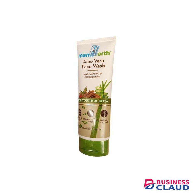 Mama Earth Aloe Vera Face Wash With Ashwagandha For Youthful Glow