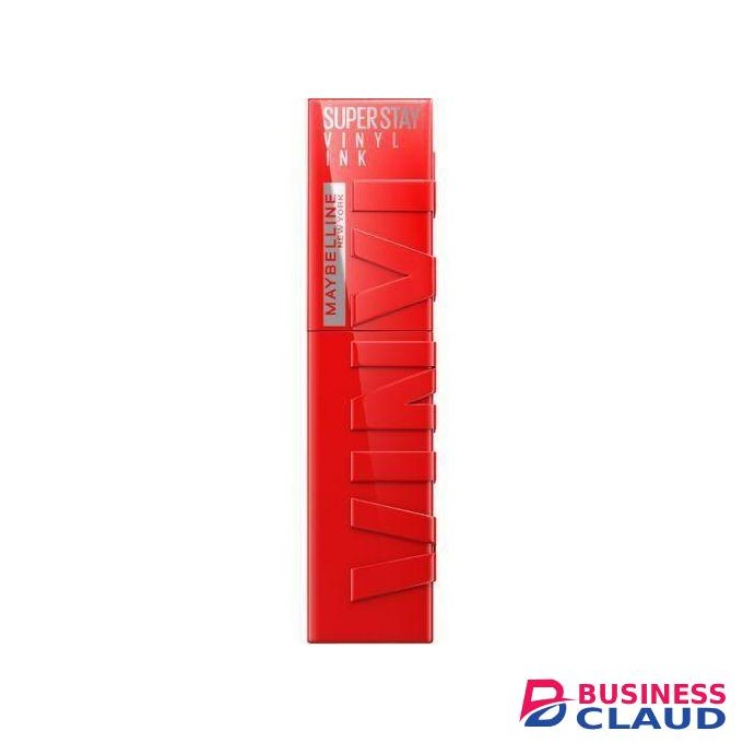 Maybelline Superstay Vinyl Ink Liquid Lipstick, Longwear, Smudge-free, Long Lasting up to 16hr, Highly Pigmented Color, Shine Finish - 25 Red-Hot