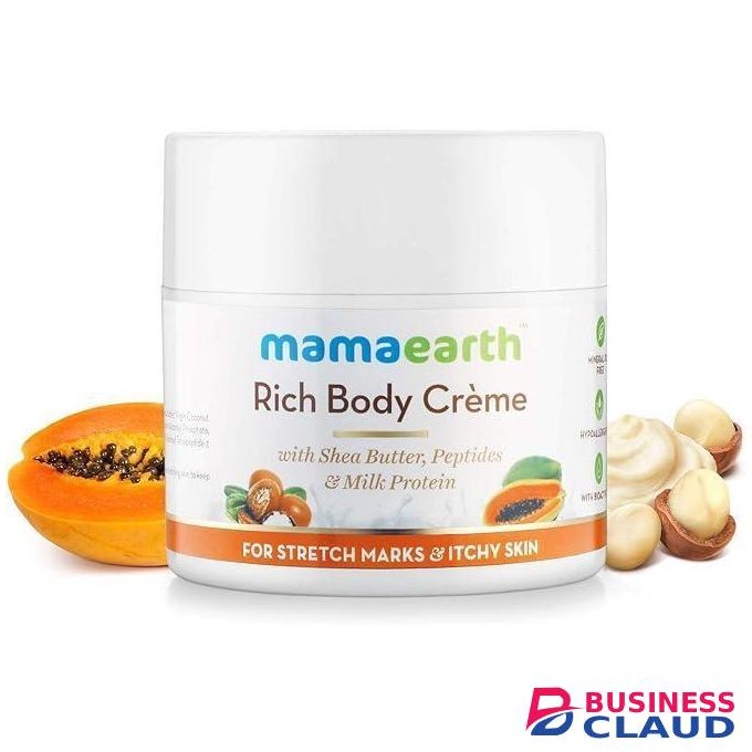 Mama Earth Body Cream for Stretch Marks and Itchy Skin