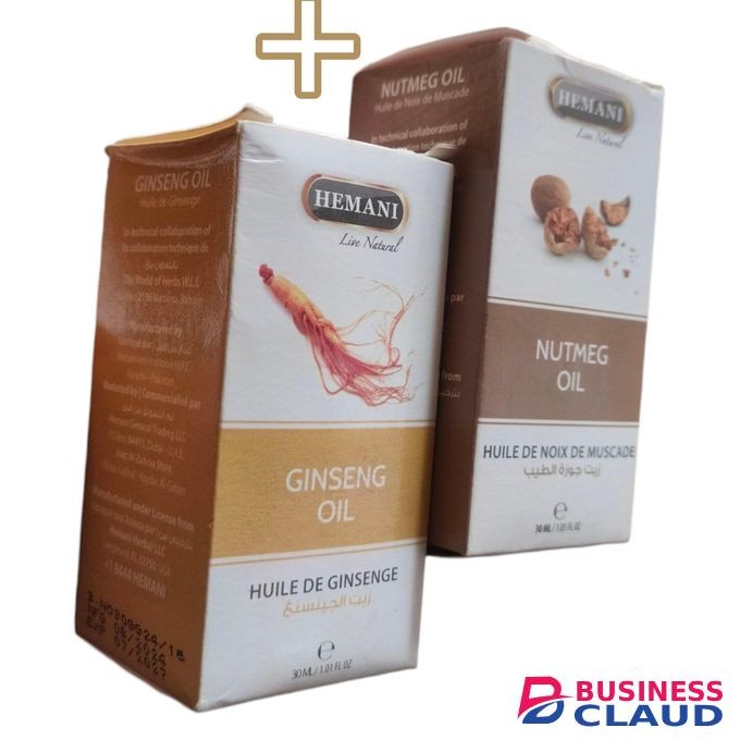 Hemani Gınseng Oil + Nutmeg Oil