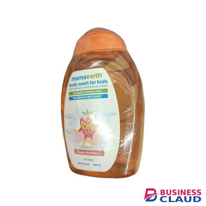Mama Earth Strawberry Body Wash For Kids With Oat Protein