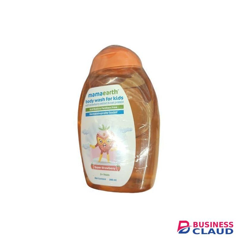 Mama Earth Strawberry Body Wash For Kids With Oat Protein