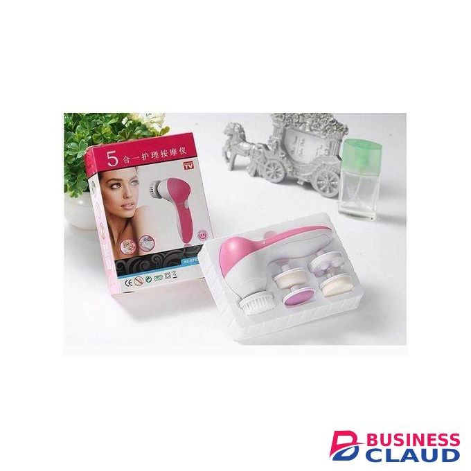 Electric Facial Cleanser Brush Beauty Face Massager 5 In 1.