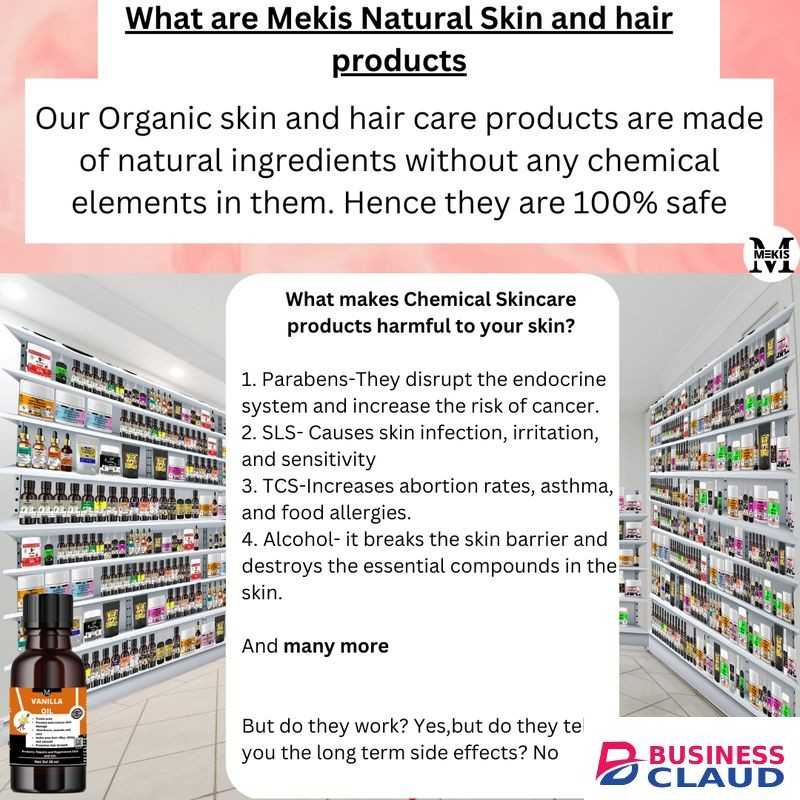 Mekis Vanilla Oil - 30ml,Treats Under Eye Circles, Treats Acne
