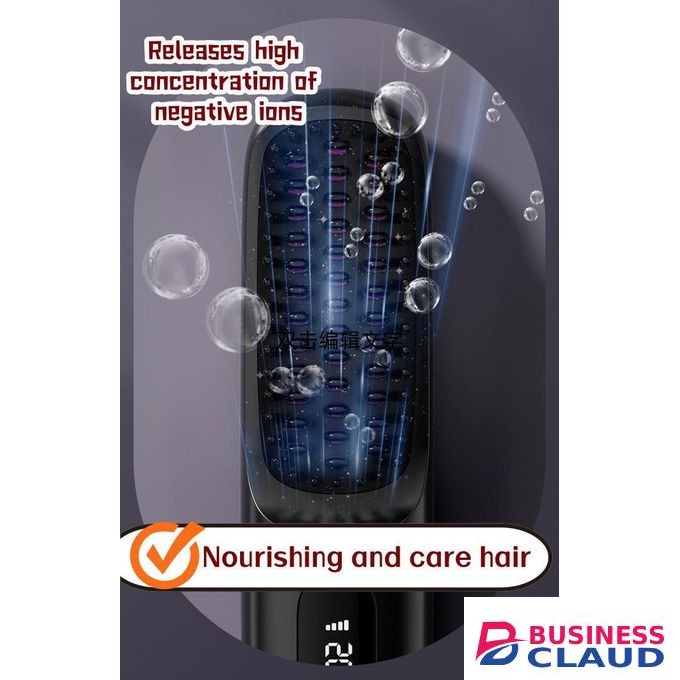 Electric Hot Comb Hair Straightener For Women, Anti-Scald, USB Rechargeable,Negative ion hair care design,Three temperature settings,Three temperature settings,Essential oil hair care design.