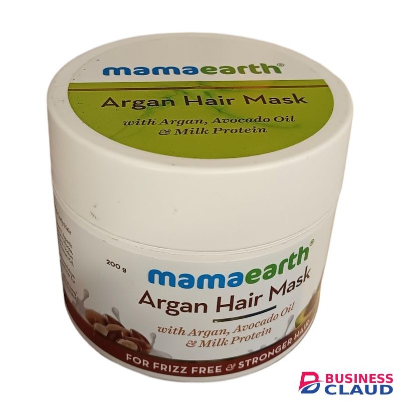 Mama Earth ARGAN HAIR MASK With Avocado Oil Milk Protein FRIZZ FREE HAIR STRONGER